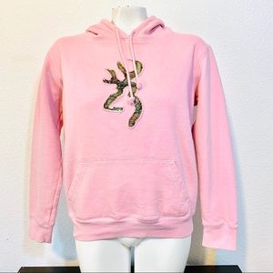 Browning | Pink Sweatshirt Hoodie | Medium